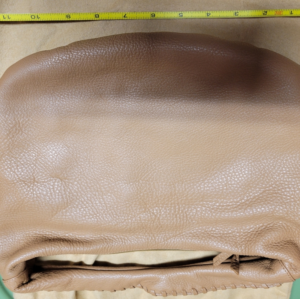 Monsac Tan Leather Bag - Picture 3 of 3